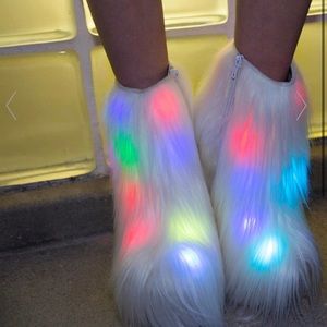 current mood dolls kill fluffer light up boots